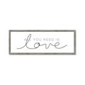Picture of All You Need Is Love I _GroupedProduct_Panel_Landscape_Framed_Matted_