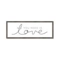 Picture of All You Need Is Love I _GroupedProduct_Panel_Landscape_Framed_Matted_