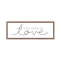 Picture of All You Need Is Love I _GroupedProduct_Panel_Landscape_Framed_Matted_