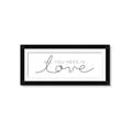 Picture of All You Need Is Love I _GroupedProduct_Panel_Landscape_Framed_Matted_