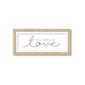 Picture of All You Need Is Love I _GroupedProduct_Panel_Landscape_Framed_Matted_