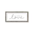 Picture of All You Need Is Love I _GroupedProduct_Panel_Landscape_Framed_Matted_