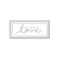 Picture of All You Need Is Love I _GroupedProduct_Panel_Landscape_Framed_Matted_