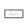Picture of All You Need Is Love I _GroupedProduct_Panel_Landscape_Framed_Matted_