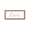 Picture of All You Need Is Love I _GroupedProduct_Panel_Landscape_Framed_Matted_