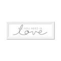 Picture of All You Need Is Love I _GroupedProduct_Panel_Landscape_Framed_Matted_