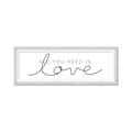 Picture of All You Need Is Love I _GroupedProduct_Panel_Landscape_Framed_Matted_