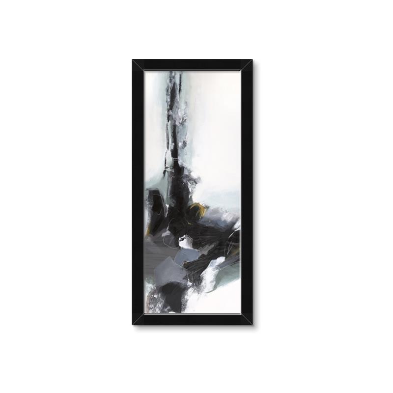 Picture of Black Abstract _GroupedProduct_Panel_Portrait_Framed_Matted_