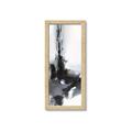 Picture of Black Abstract _GroupedProduct_Panel_Portrait_Framed_Matted_