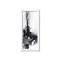 Picture of Black Abstract _GroupedProduct_Panel_Portrait_Framed_Matted_