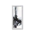 Picture of Black Abstract _GroupedProduct_Panel_Portrait_Framed_Matted_
