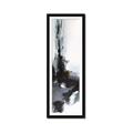 Picture of Black Abstract _GroupedProduct_Panel_Portrait_Framed_Matted_