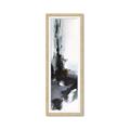 Picture of Black Abstract _GroupedProduct_Panel_Portrait_Framed_Matted_