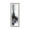 Picture of Black Abstract _GroupedProduct_Panel_Portrait_Framed_Matted_