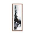 Picture of Black Abstract _GroupedProduct_Panel_Portrait_Framed_Matted_