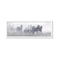 Picture of Running Horse I  _GroupedProduct_Panel_Landscape_Framed_Matted_