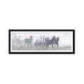 Picture of Running Horse I  _GroupedProduct_Panel_Landscape_Framed_Matted_