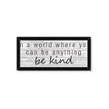 Picture of Be Kind I  _GroupedProduct_Panel_Landscape_Framed_Matted_