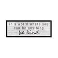 Picture of Be Kind I  _GroupedProduct_Panel_Landscape_Framed_Matted_