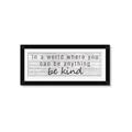 Picture of Be Kind I  _GroupedProduct_Panel_Landscape_Framed_Matted_