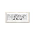 Picture of Be Kind I  _GroupedProduct_Panel_Landscape_Framed_Matted_