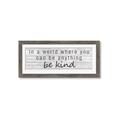 Picture of Be Kind I  _GroupedProduct_Panel_Landscape_Framed_Matted_