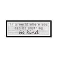 Picture of Be Kind I  _GroupedProduct_Panel_Landscape_Framed_Matted_