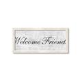 Picture of Welcome Friends I _GroupedProduct_Panel_Landscape_Framed_Matted_