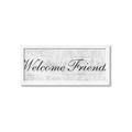 Picture of Welcome Friends I _GroupedProduct_Panel_Landscape_Framed_Matted_