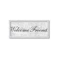 Picture of Welcome Friends I _GroupedProduct_Panel_Landscape_Framed_Matted_