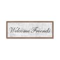Picture of Welcome Friends I _GroupedProduct_Panel_Landscape_Framed_Matted_