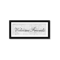 Picture of Welcome Friends I _GroupedProduct_Panel_Landscape_Framed_Matted_