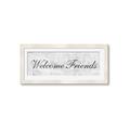 Picture of Welcome Friends I _GroupedProduct_Panel_Landscape_Framed_Matted_