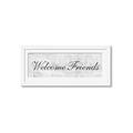 Picture of Welcome Friends I _GroupedProduct_Panel_Landscape_Framed_Matted_