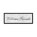 Picture of Welcome Friends I _GroupedProduct_Panel_Landscape_Framed_Matted_