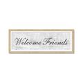 Picture of Welcome Friends I _GroupedProduct_Panel_Landscape_Framed_Matted_