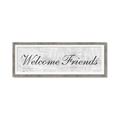 Picture of Welcome Friends I _GroupedProduct_Panel_Landscape_Framed_Matted_