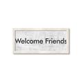 Picture of Welcome Friends II _GroupedProduct_Panel_Landscape_Framed_Matted_