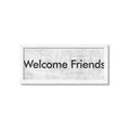 Picture of Welcome Friends II _GroupedProduct_Panel_Landscape_Framed_Matted_