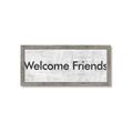 Picture of Welcome Friends II _GroupedProduct_Panel_Landscape_Framed_Matted_