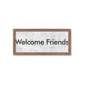 Picture of Welcome Friends II _GroupedProduct_Panel_Landscape_Framed_Matted_