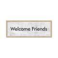 Picture of Welcome Friends II _GroupedProduct_Panel_Landscape_Framed_Matted_