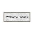 Picture of Welcome Friends II _GroupedProduct_Panel_Landscape_Framed_Matted_