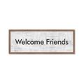 Picture of Welcome Friends II _GroupedProduct_Panel_Landscape_Framed_Matted_