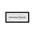 Picture of Welcome Friends II _GroupedProduct_Panel_Landscape_Framed_Matted_