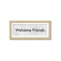 Picture of Welcome Friends II _GroupedProduct_Panel_Landscape_Framed_Matted_
