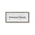 Picture of Welcome Friends II _GroupedProduct_Panel_Landscape_Framed_Matted_