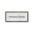 Picture of Welcome Friends II _GroupedProduct_Panel_Landscape_Framed_Matted_