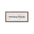 Picture of Welcome Friends II _GroupedProduct_Panel_Landscape_Framed_Matted_
