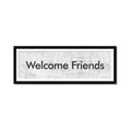 Picture of Welcome Friends II _GroupedProduct_Panel_Landscape_Framed_Matted_